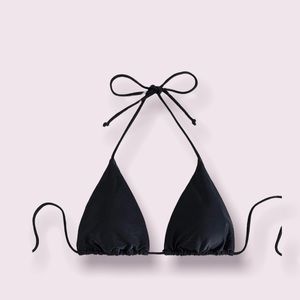 Solid Halter Bikini Top